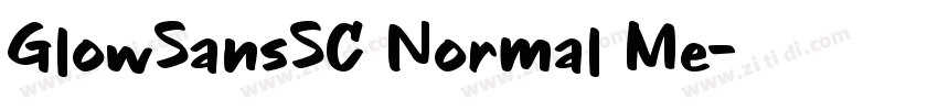 GlowSansSC Normal Me字体转换